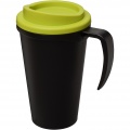 Americano® Grande 350 ml termosmugg, Solid svart / Lime