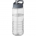 H2O Active® Treble 750 ml sportflaska med piplock, Transparent / Stormgrå