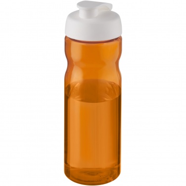 Logotrade kampanjprodukter bild: H2O Active® Eco Base 650 ml sportflaska med uppfällbart lock