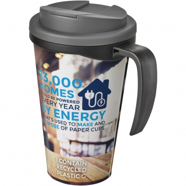 Logotrade profilreklam bild: Brite-Americano® Grande 350 ml mugg med spillsäkert lock