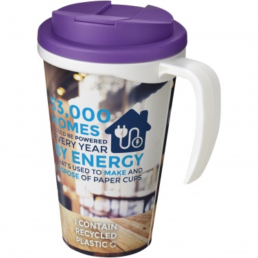 Logotrade profilreklam bild: Brite-Americano® Grande 350 ml mugg med spillsäkert lock