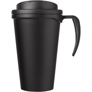 Logotrade profilreklam bild: Americano® Grande 350 ml mugg med spillsäkert lock