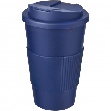 Logotrade profilprodukter bild: Americano® 350 ml mugg med grepp och spillsäkert lock