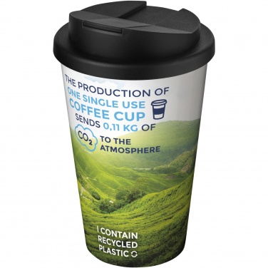 Logotrade profilprodukter bild: Brite-Americano® 350 ml mugg med spillsäkert lock