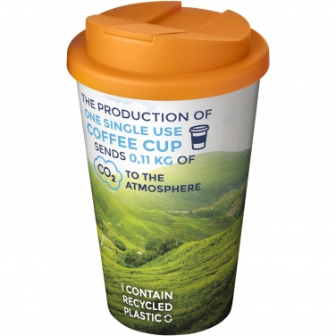 Logotrade profilprodukter bild: Brite-Americano® 350 ml mugg med spillsäkert lock