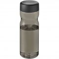 H2O Active® Eco Base 650 ml vattenflaska med skruvlock, Träkol / Solid svart