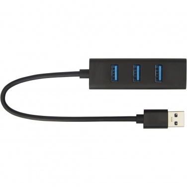 Logotrade kampanjprodukter bild: ADAPT USB 3.0-hubb av aluminium