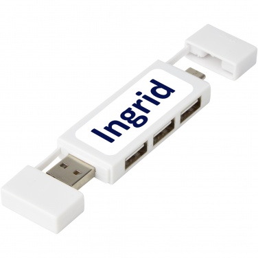 Logotrade profilprodukter bild: Mulan dubbel USB 2.0-hubb