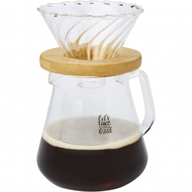 Logotrade profilprodukter bild: Geis 500 ml kaffebryggare av glas