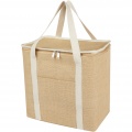 Juta kylväska av 300 g/m² jute, 19 l, Natur/vit