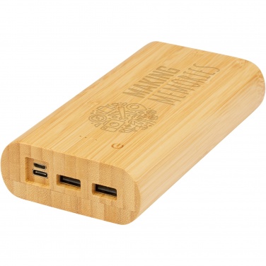 Logotrade kampanjprodukter bild: Tulda 20,000 mAh powerbank i bambu