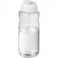 H2O Active® Big Base 1-liters sportflaska med uppfällbart lock, Vit