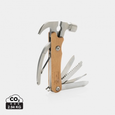 Logotrade profilprodukter bild: Multitool hammare i trä