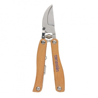 Logotrade reklamprodukter bild: Multitool för trädgården i trä