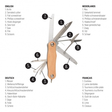 Logotrade profilreklam bild: Trä fickkniv