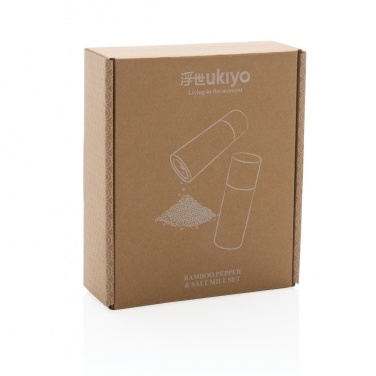 Logotrade presentreklam bild: Ukiyo bambu salt & peppar set