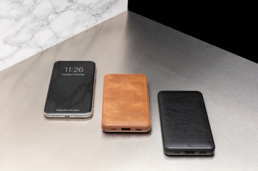 Logotrade reklamprodukter bild: Tusca 10.000 mAh PU powerbank