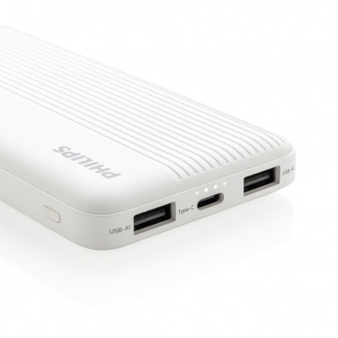 Logotrade profilprodukter bild: Philips 10.000 mAh powerbank