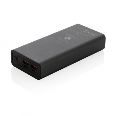 Logotrade reklamprodukter bild: Terra 20W/20.000 mAh powerbank, RCS återvunna material