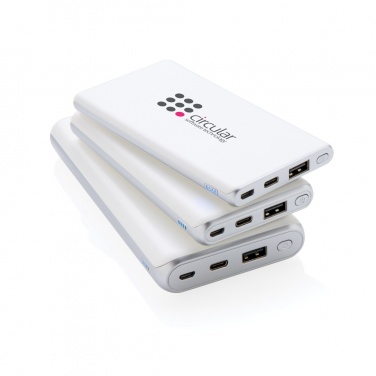 Logotrade kampanjprodukter bild: Ultrasnabb 10.000 mAh powerbank med PD