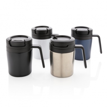 Logotrade profilreklam bild: Coffee to go termosmugg med handtag