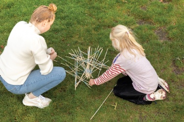 Logotrade profilreklam bild: Jumbo plockepinn/mikado i bambu