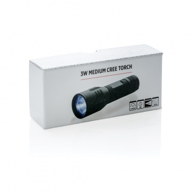 Logotrade profilreklam bild: 3W medium CREE-ficklampa