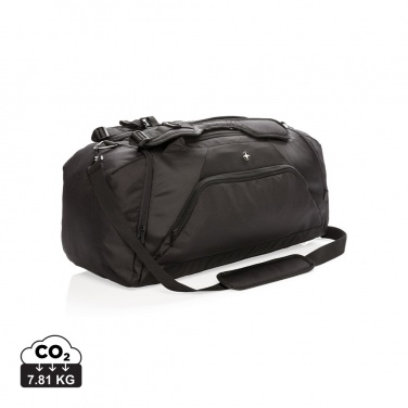 Logotrade profilreklam bild: Swiss Peak RFID sport duffle & ryggsäck