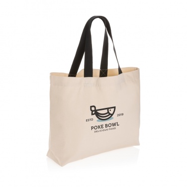 Logotrade kampanjprodukter bild: Impact Aware™ stor tote-väska 240 gsm ofärgad rcanvas