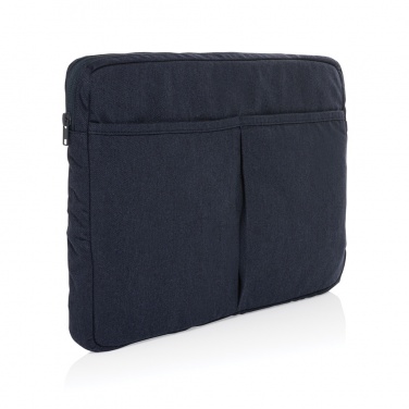 Logotrade kampanjprodukter bild: Laluka 15.6" laptopsleeve AWARE™ återvunnen bomull