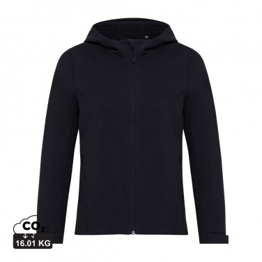 Logotrade kampanjprodukter bild: Iqoniq Makalu soft shell damjacka i återvunnen polyester