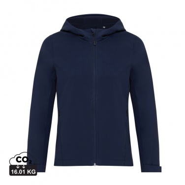 Logotrade kampanjprodukter bild: Iqoniq Makalu soft shell damjacka i återvunnen polyester