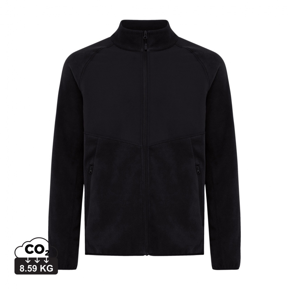 Logotrade reklamprodukter bild: Iqoniq Talung microfleece med zipper i återvunnen polyester