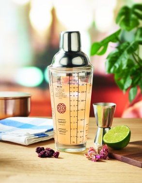 Logotrade presentreklam bild: Cocktailshaker i glas 400 ml