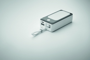 Logotrade reklamprodukter bild: Powerbank 10.000mAh med COB