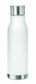 RPET flaska 600ml metallock, Genomskinlig Vit