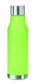 RPET flaska 600ml metallock, Transparent lime