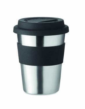 Logotrade profilreklam bild: Take away mugg rostfri