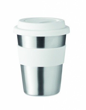 Logotrade profilreklam bild: Take away mugg rostfri