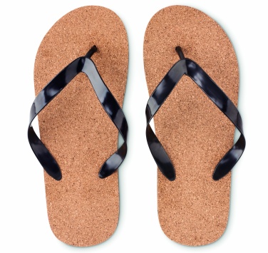 Logotrade kampanjprodukter bild: Slippers i kork L