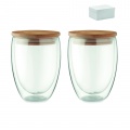 Set med 2 glas i box, Transparent