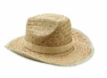 Cowboyhatt av halm, Beige