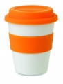 Take away mugg PP silikon lock, Orange