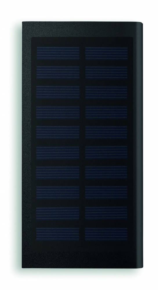 Logotrade profilprodukter bild: Solcells power bank 8000 mAh