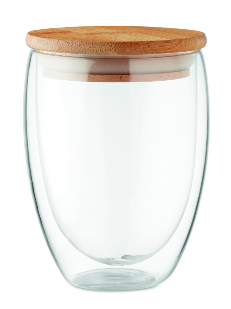 Logotrade profilprodukter bild: Glas/Mugg dubbelvägg 350ml