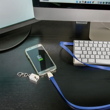 Logotrade reklamprodukter bild: Lanyard med usb-kabel LE PORT