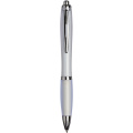 Curvy ballpoint pen with frosted barrel and grip, Vit