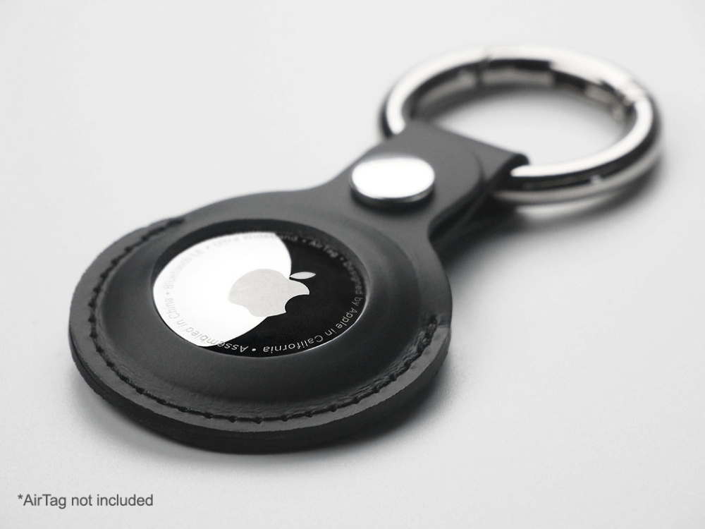 Logotrade reklamprodukter bild: Nyckelring med hållare för AirTag 1914094
