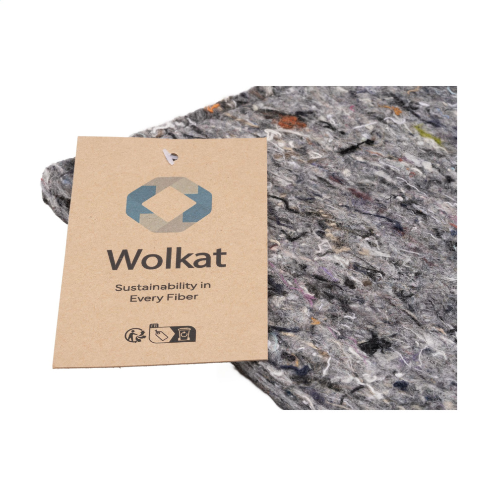 Logotrade profilprodukter bild: Wolkat Tangier återvunnen textil Mousepad