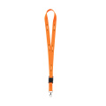 KeyCord 2 cm snodd, orange